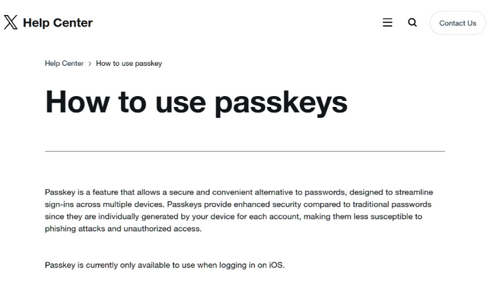 扬州苹果维修店铺分享iOS用户如何通过通行密钥(Passkey)登录 